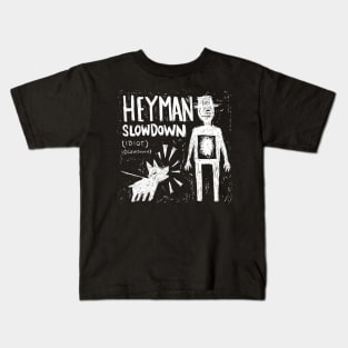 Hey Man - The Tourist Illustrated Lyrics - Inverted Kids T-Shirt